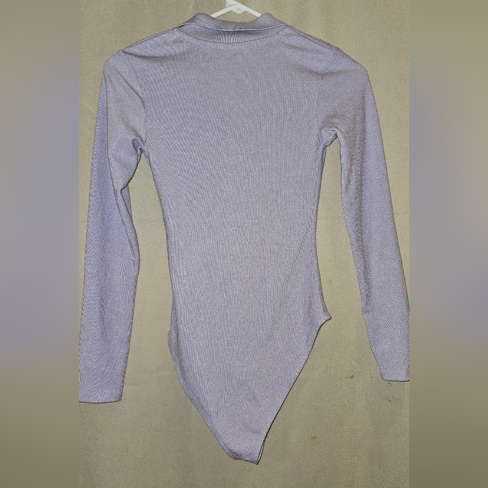 Zara Lavender Long Sleeve Bodysuit - Picture 4 of 4